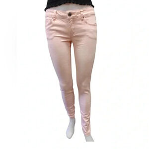 London Low Rise Skinny Pale Pink Jeans  Size 7
